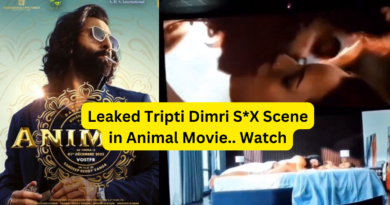 Tripti Dimri Scene Animal