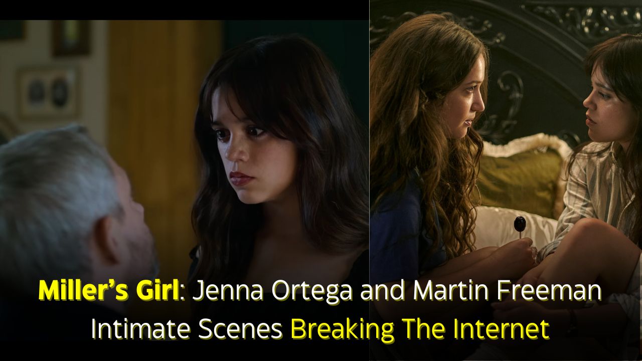 Jenna Ortega And Martin Freeman Intimate Scenes Of The New Movie Millers Girl Breaking The 9704